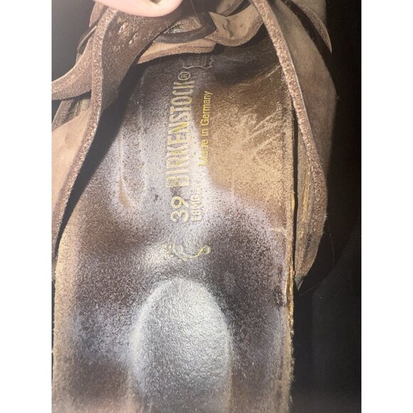 Birkenstock 39 Women’s Sandals 3 Strap Style Size 8 Fair Condition Shoes - Picture 4 of 5